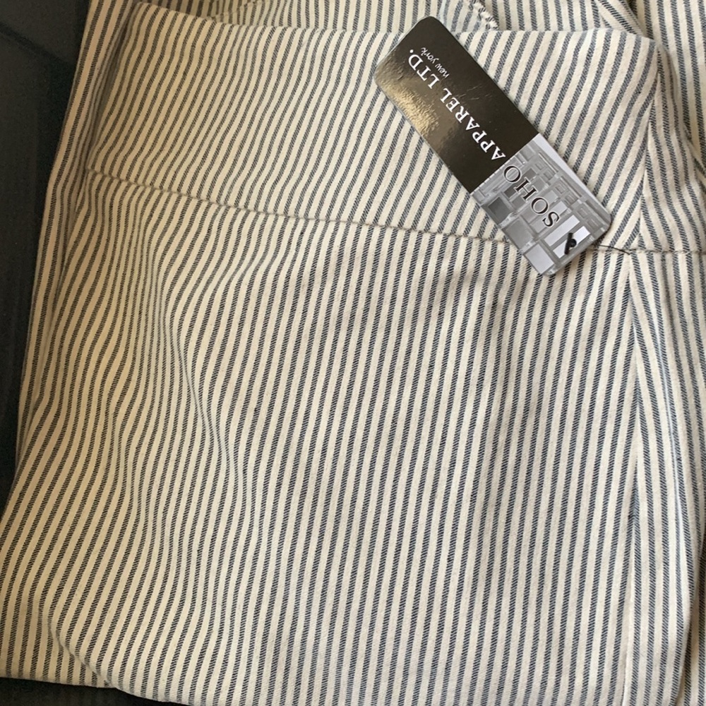 New SOHO Apparel skirt linen blend size XL office casual classic capsule coastal